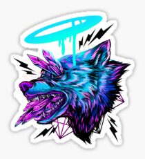 Crystal Wolf Sticker