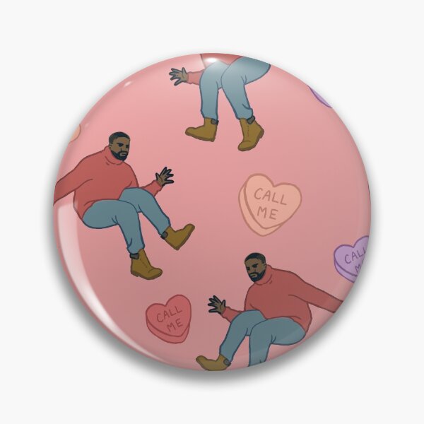 Item preview, Drake Valentine (pink background) designed and sold by dcrownfield.
