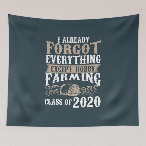 Item preview, I Already Forgot Everything, Except Hobby Farming designed and sold by AscendMerch.