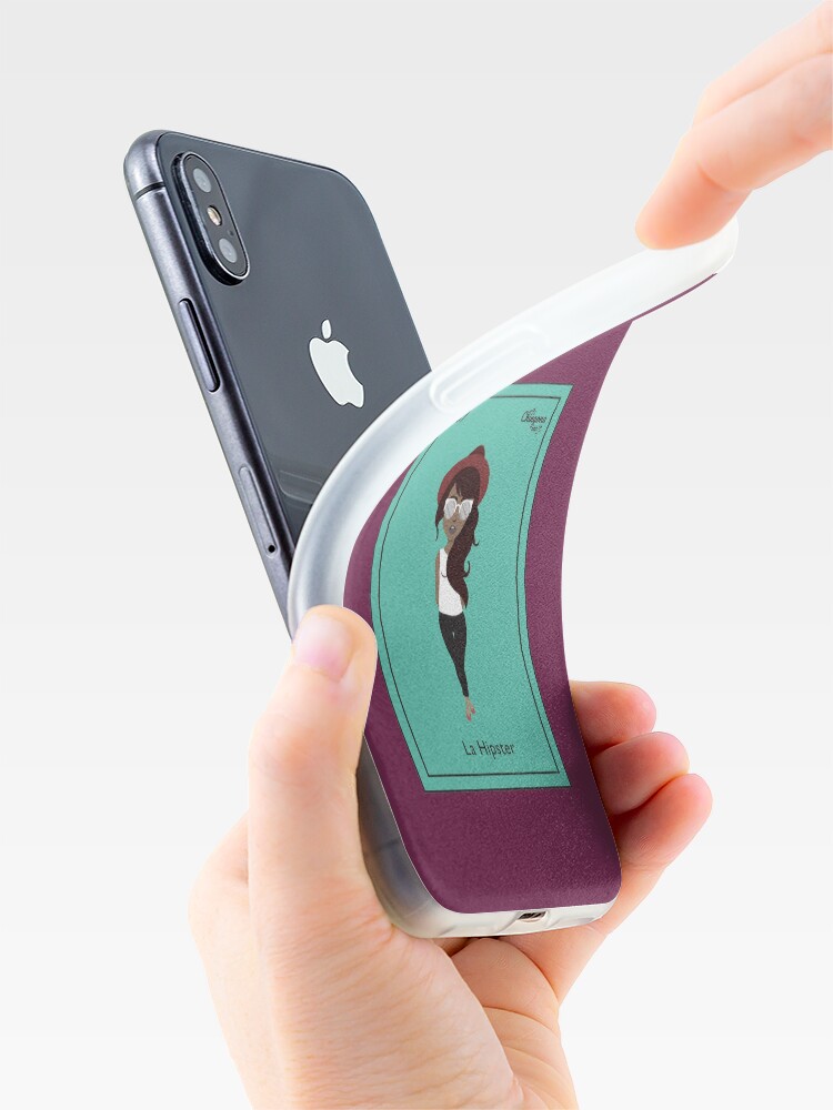 Alternate view of La Hipster iPhone Case