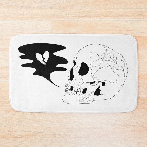 Item preview, Heartbroken skull designed and sold by grizliliy.