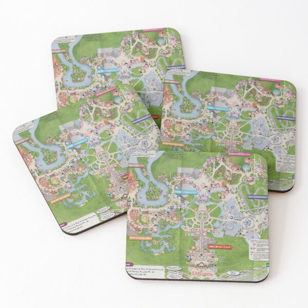 Item preview, Magic Kingdom Map designed and sold by Rainbows Galore.