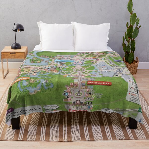 Item preview, Magic Kingdom Map designed and sold by Rainbows Galore.