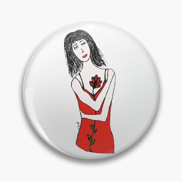 Item preview, self love and acceptance-  woman illustration designed and sold by Liat Mor.