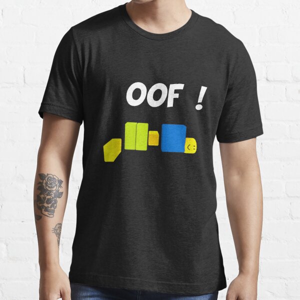 Roblox Oof Gaming Noob Fitted T Shirt Roblox Shirt T Shirts