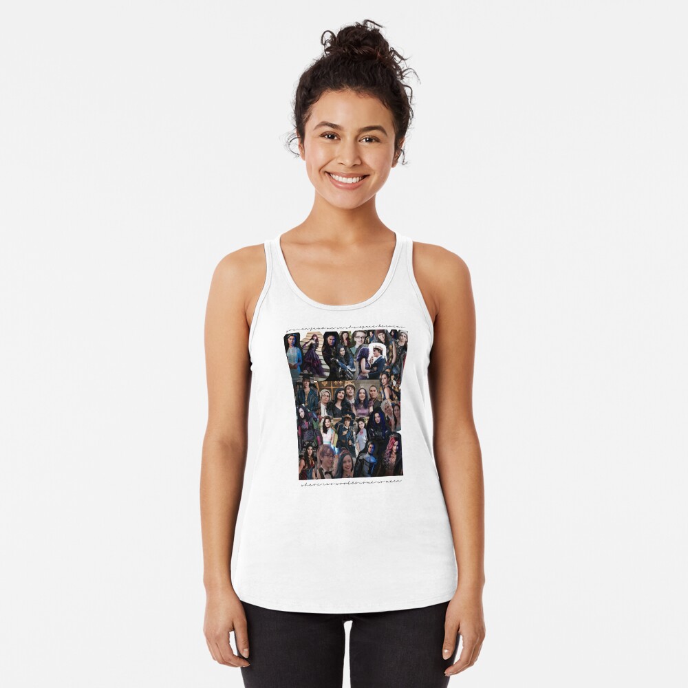 Vista previa del artículo con la obra «Camiseta con espalda nadadora», diseñado y vendido por sheusedtobemine.