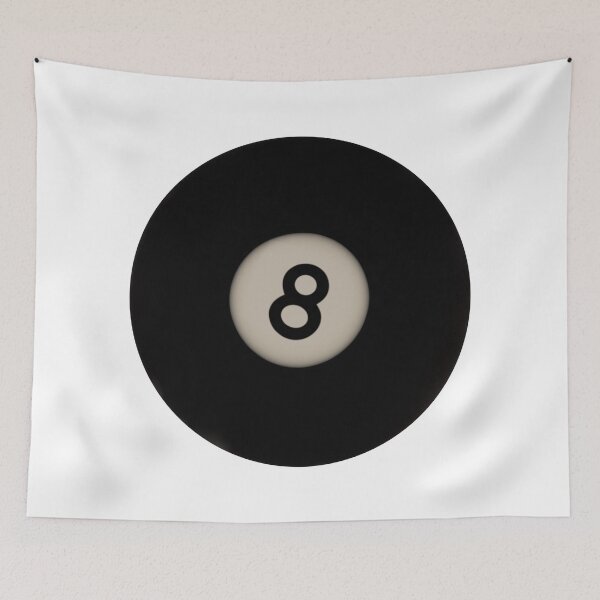 Item preview, Isolated black number 8 pool ball designed and sold by Phillip Thornton.