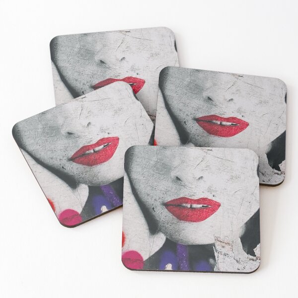 Item preview, Mouth red lips face mask  designed and sold by Tropical Blood.