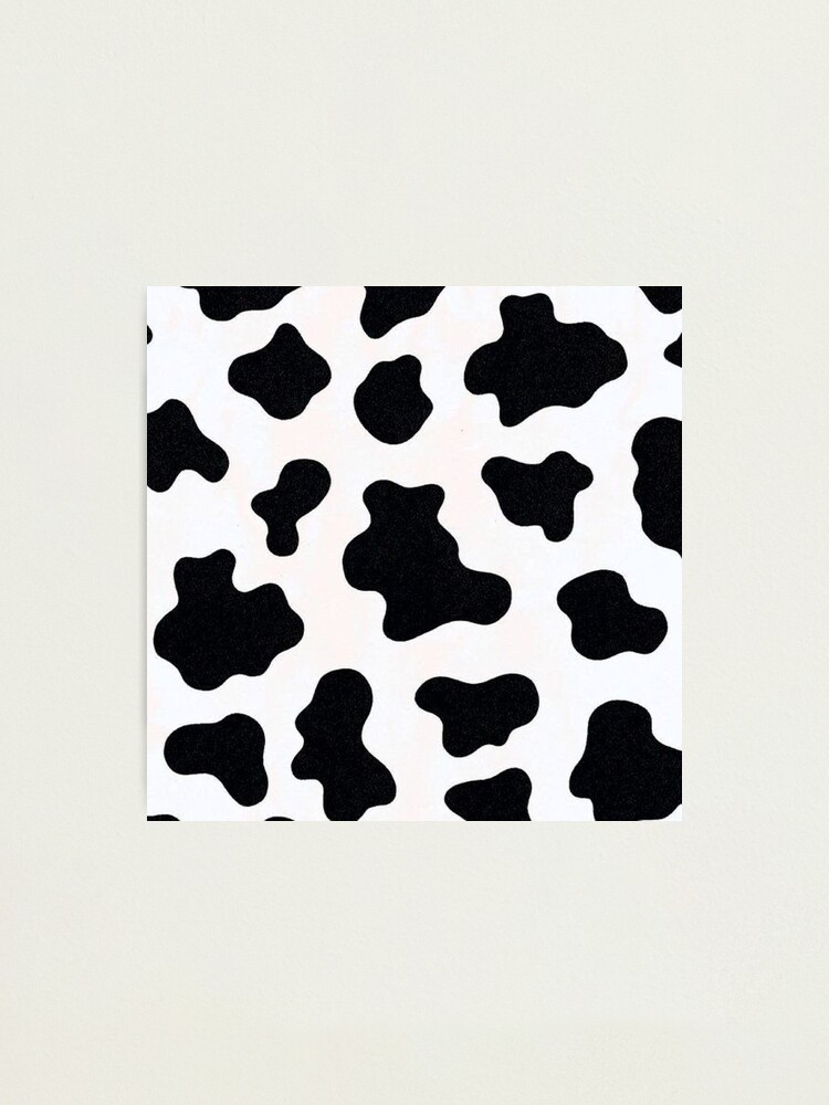 Lámina fotográfica «fondo de impresión de vaca» de janicejun | Redbubble