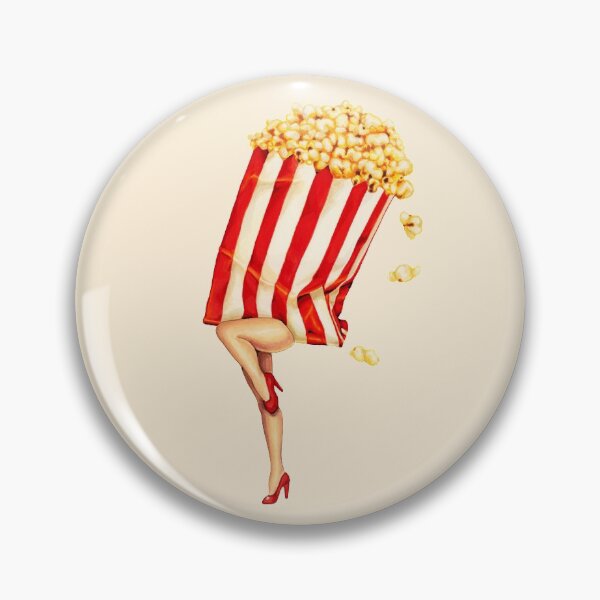 Item preview, Let's All Go to the Lobby - Popcorn Girl designed and sold by Kelly  Gilleran.