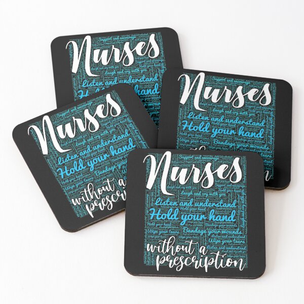 Item preview, Nurses typographic word art design designed and sold by Teecha.