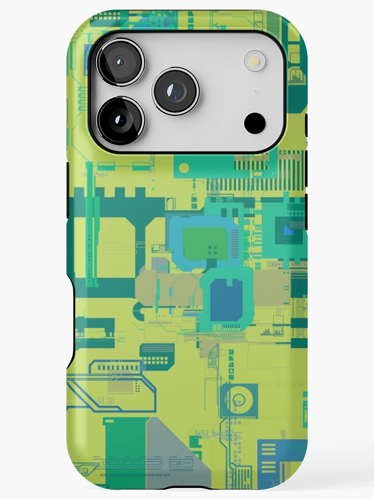 Thumbnail 1 of 4, iPhone Case, Random Shapes Abstract Pattern designed and sold by Lyle Hatch.