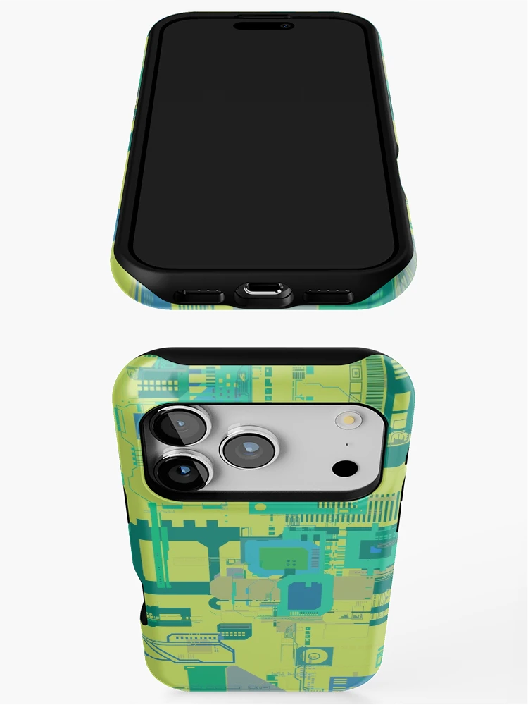 Thumbnail 3 of 4, iPhone Case, Random Shapes Abstract Pattern designed and sold by Lyle Hatch.