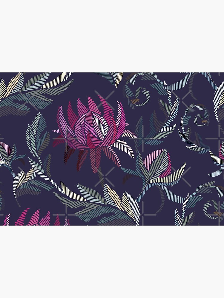 Embroidered flowers by Elenanaylor