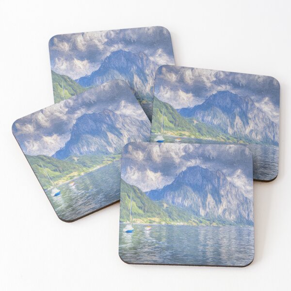 Item preview, Traunsee Lake Austria Art designed and sold by Londonimages.