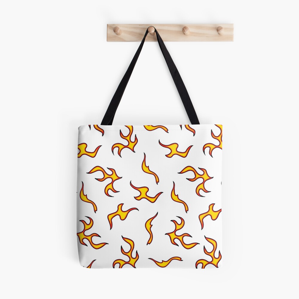 White Golf Wang Flame Design | Tote Bag