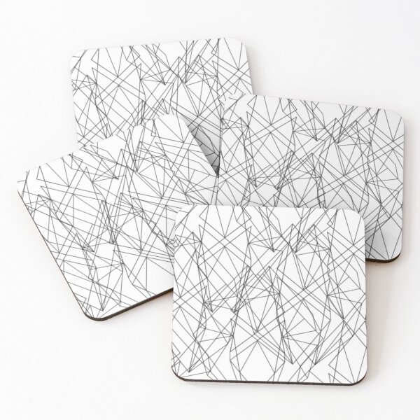 Item preview, Geometric Pattern on White designed and sold by Mirkwood’s Shop.