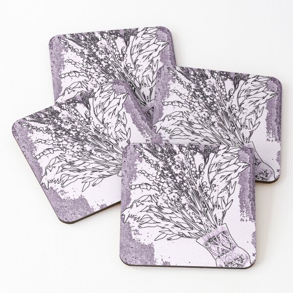 Item preview, Vase and Flowers Photogram - purple designed and sold by sarahfmorris.