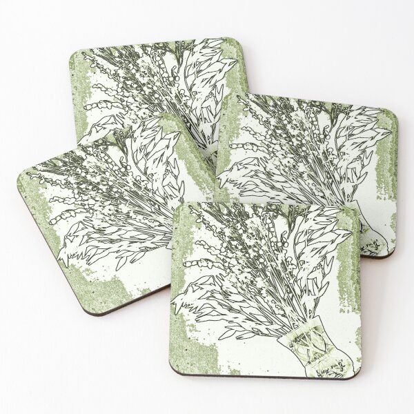 Item preview, Vase and Flowers Photogram - green designed and sold by sarahfmorris.