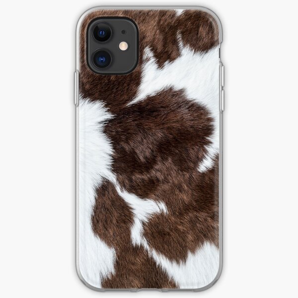 Cowhide Patch iPhone Soft Case