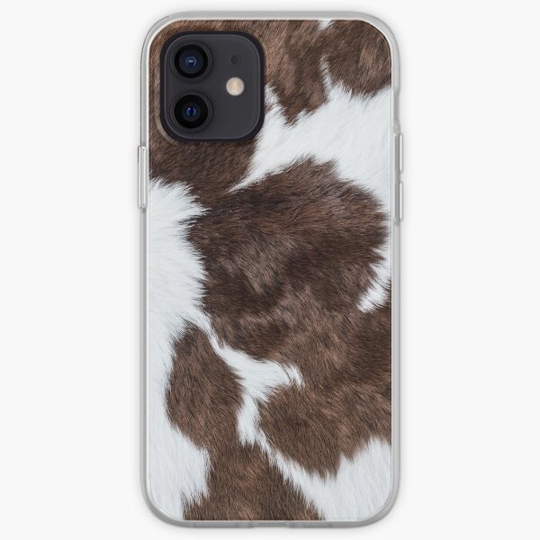 Cowhide Patch iPhone Soft Case