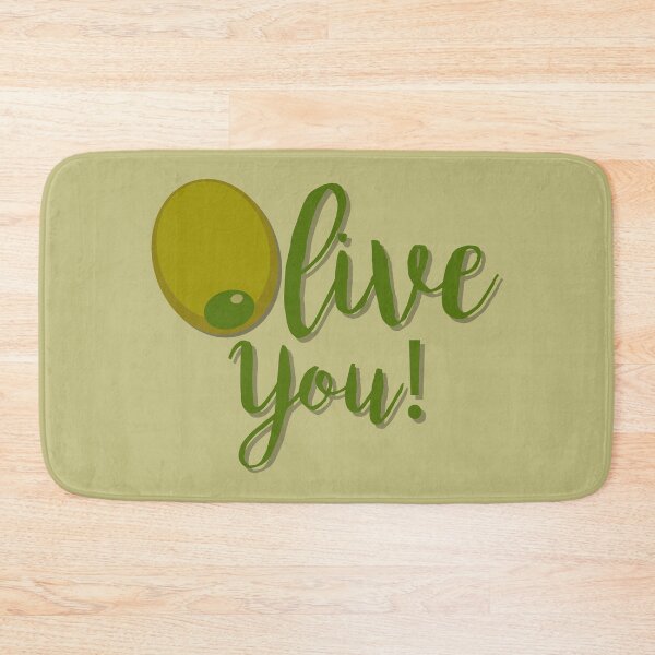 Item preview, Olive I Love You Romantic Quote designed and sold by HotHibiscus.