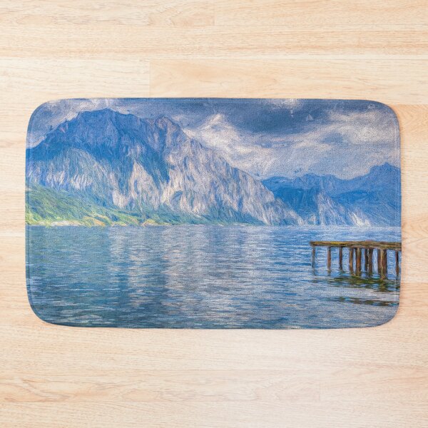 Item preview, Traunsee Lake Austria Art designed and sold by Londonimages.