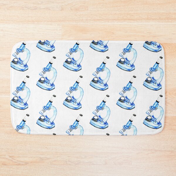 Item preview, Painted blue microscope designed and sold by AnnArtshock.