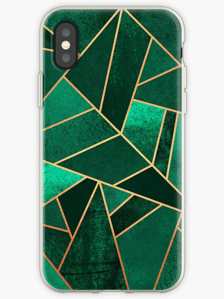 "Emerald and Copper" iPhone Cases & Covers by Elisabeth Fredriksson