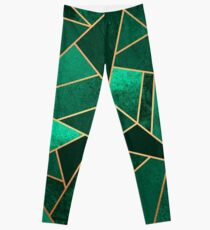 Smaragd und Kupfer Leggings