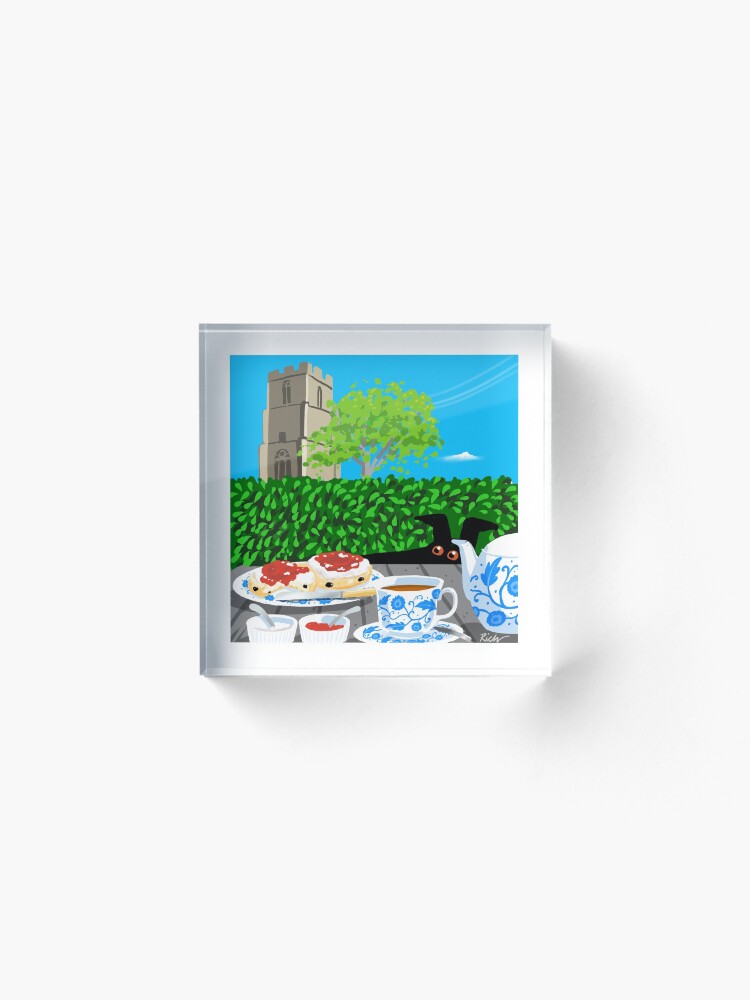 Alternate view of Cream Tea Acrylic Block