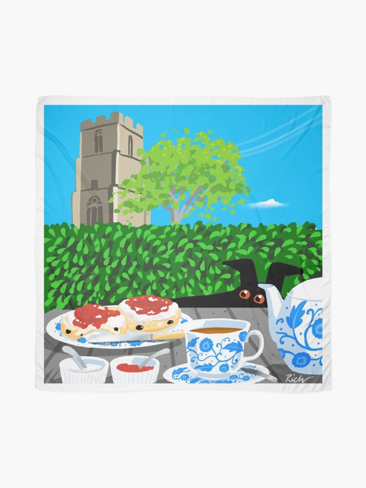 Alternate view of Cream Tea Scarf