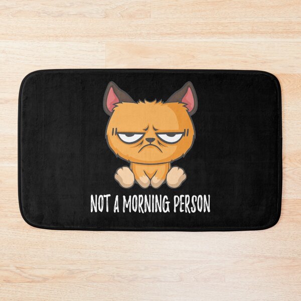 Item preview, Not a morning person Grumpy cat is a morning person designed and sold by katastrophal.