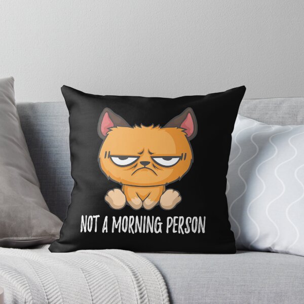 Item preview, Not a morning person Grumpy cat is a morning person designed and sold by katastrophal.