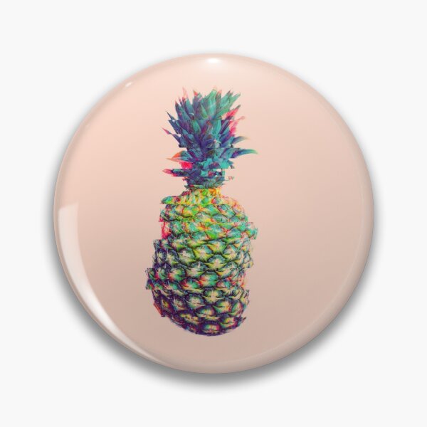 Item preview, Glitchy style pineapple designed and sold by AnnArtshock.