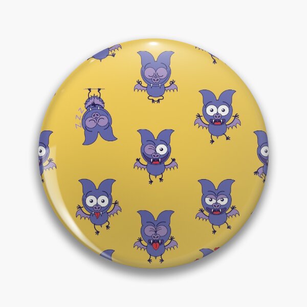 Item preview, Mischievous Halloween bat showing a series of funny moods designed and sold by Zoo-co.