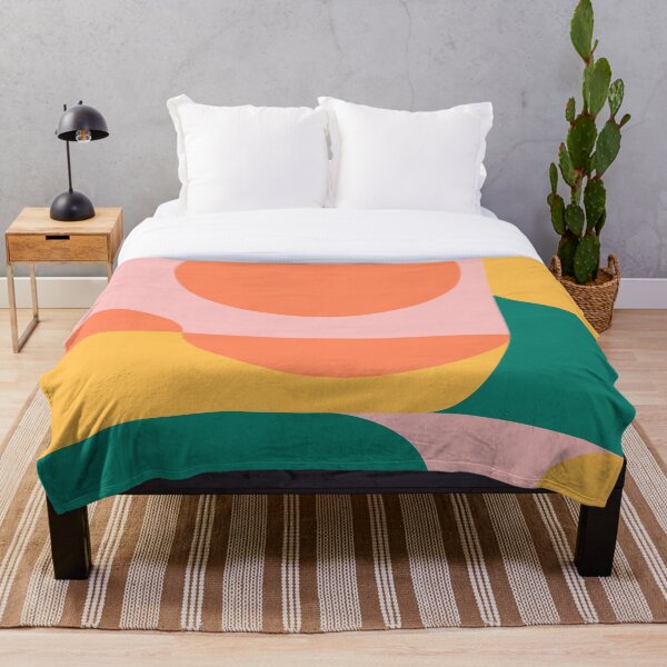 Item preview, Estudio de formas y colores en naranja, rosa, verde y amarillo designed and sold by JuneJournal.
