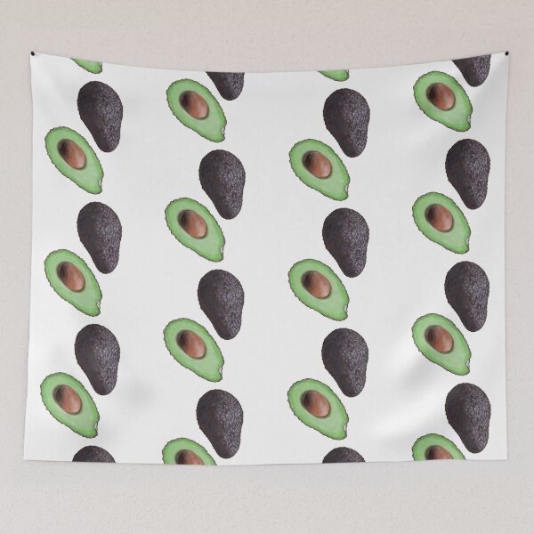 Item preview, Avocado drawing patter photoreal designed and sold by agakubish.