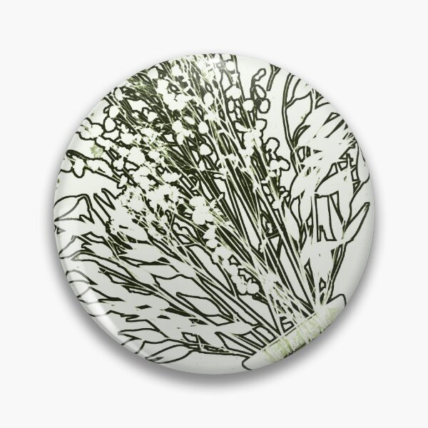 Item preview, Vase and Flowers Photogram - green designed and sold by sarahfmorris.