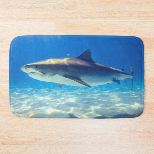 Item preview, Shark Swimming Blue Ocean Water designed and sold by mwagie.