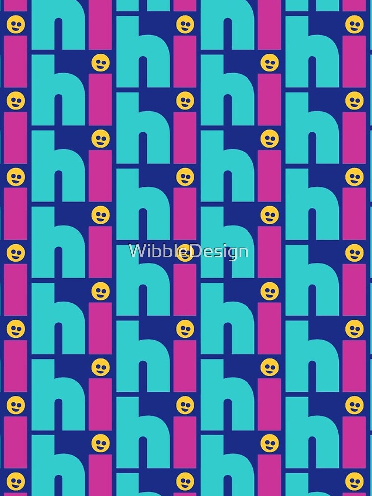 Thumbnail 4 of 4, iPhone Case, Hi designed and sold by WibbleDesign.