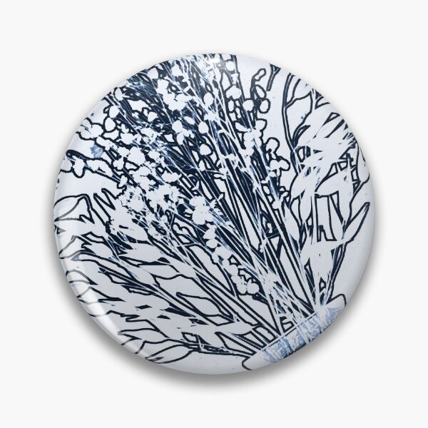 Item preview, Vase and Flowers Photogram - blue designed and sold by sarahfmorris.