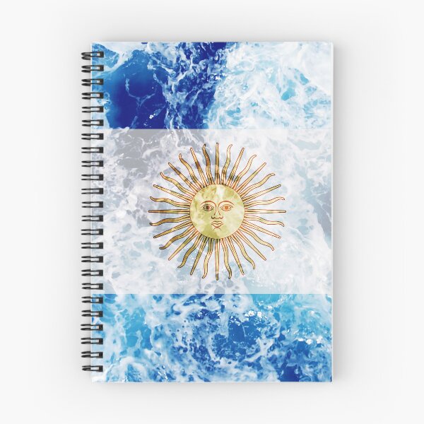 Item preview, Flag of Argentina - Ocean Waves Navy Naval Nautical Sailor Sea Cool Flags designed and sold by Dr-Pen.