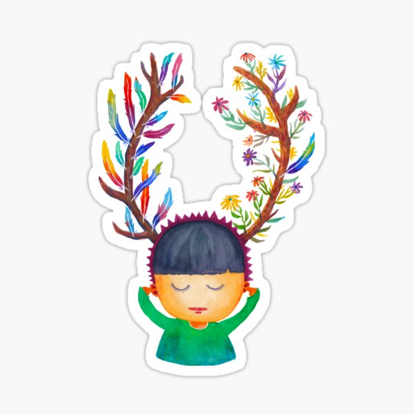 Blessed by Guardian Angels Sticker