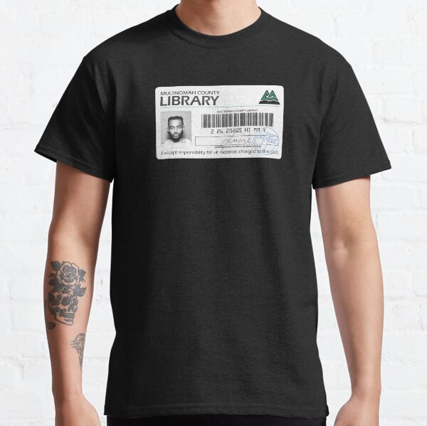 Amine Shimmy library card Classic T-Shirt