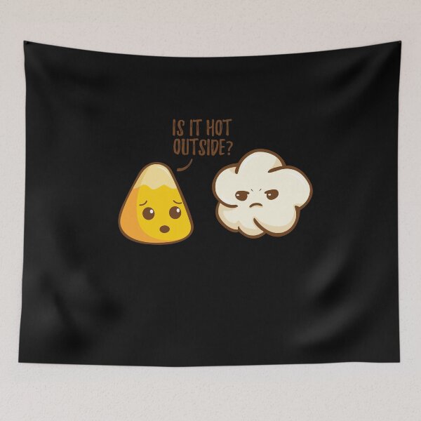 Item preview, Corncorn asks Popcorn Is it warm outside? Funny design designed and sold by katastrophal.