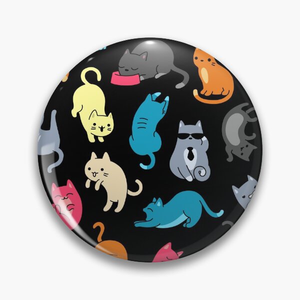 Item preview, Colorful Cats and Kittens Pattern  designed and sold by BluePlanet.
