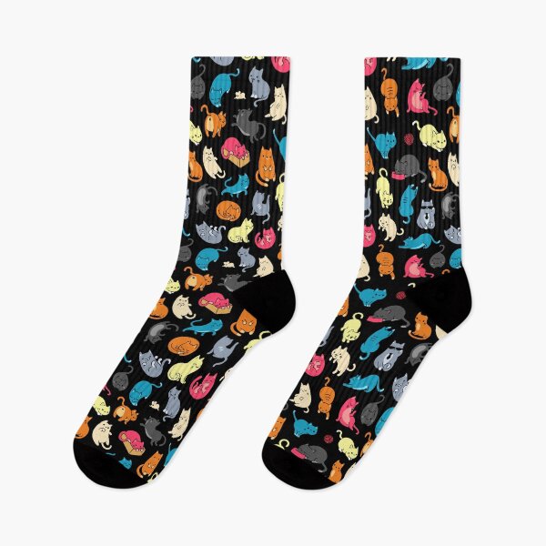 Item preview, Colorful Cats and Kittens Pattern  designed and sold by BluePlanet.