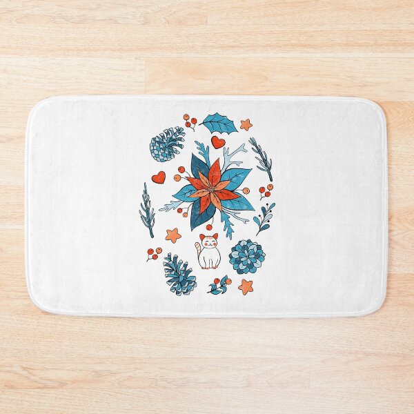 Item preview, Christmas cat foliage designed and sold by Elenanaylor.