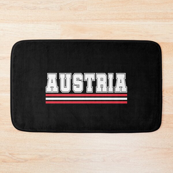 Item preview, Austria lettering with flag flag football designed and sold by GeogDesigns.